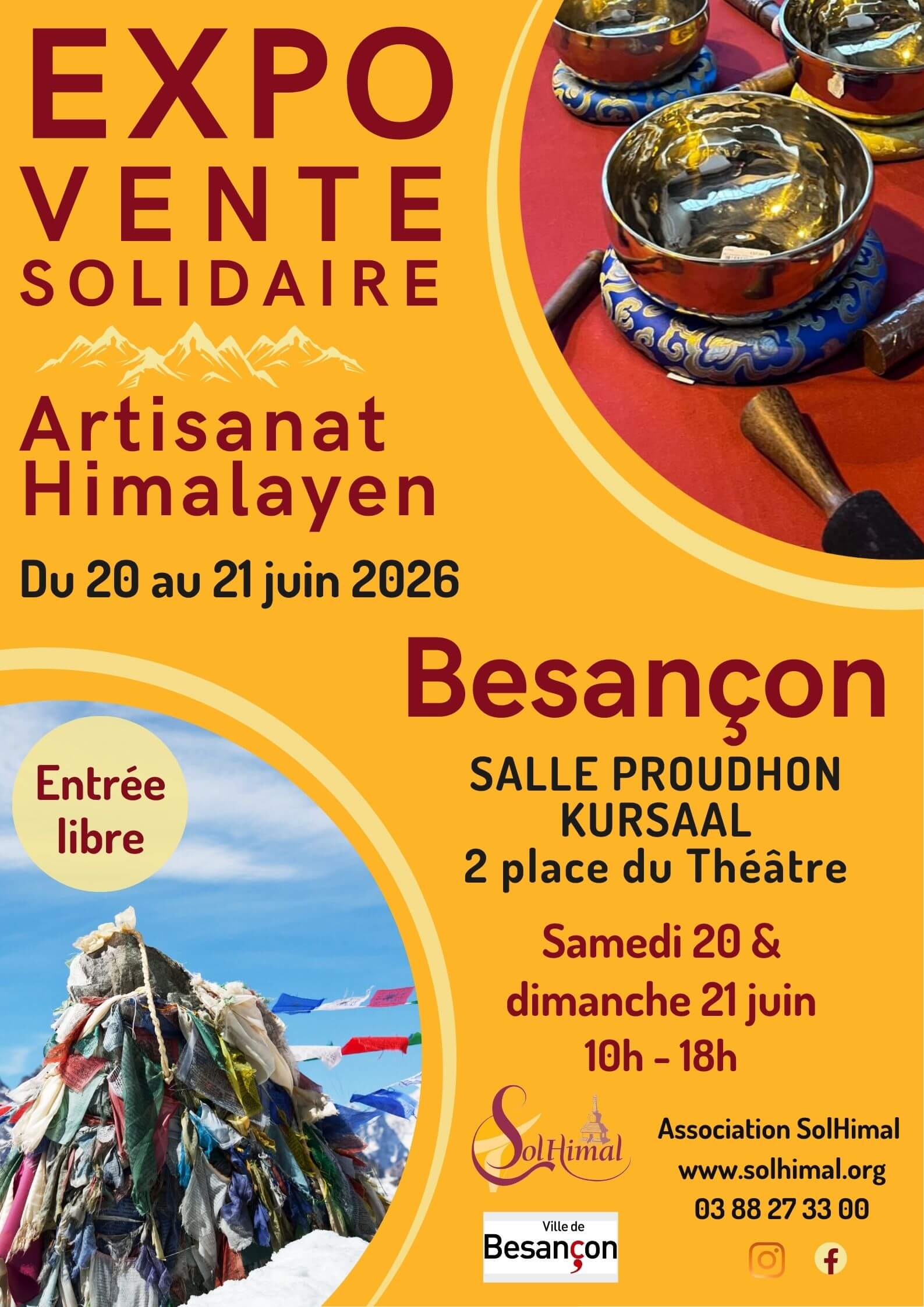 Expo-vente solidaire à Besançon